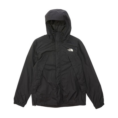 Black Solid Rain Jacket