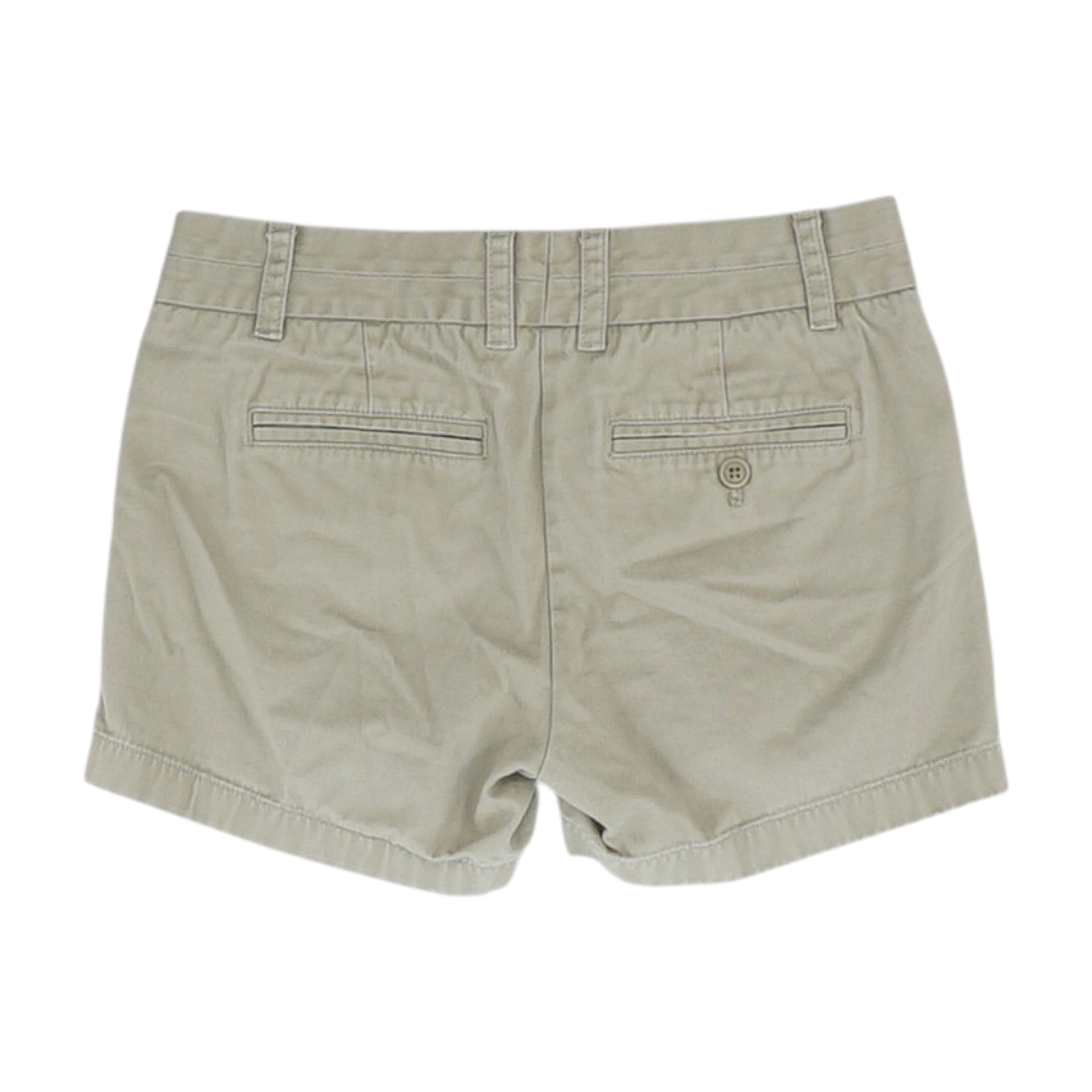 Tan Solid Chino Shorts
