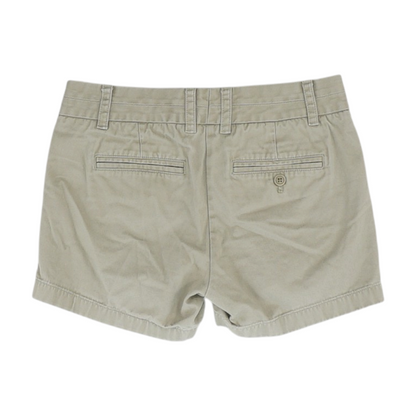 Tan Solid Chino Shorts