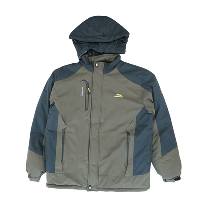 Olive Color Block Jacket