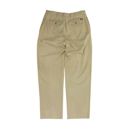 Beige Straight Pants