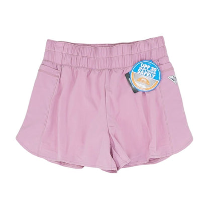 Pink Solid Active Shorts