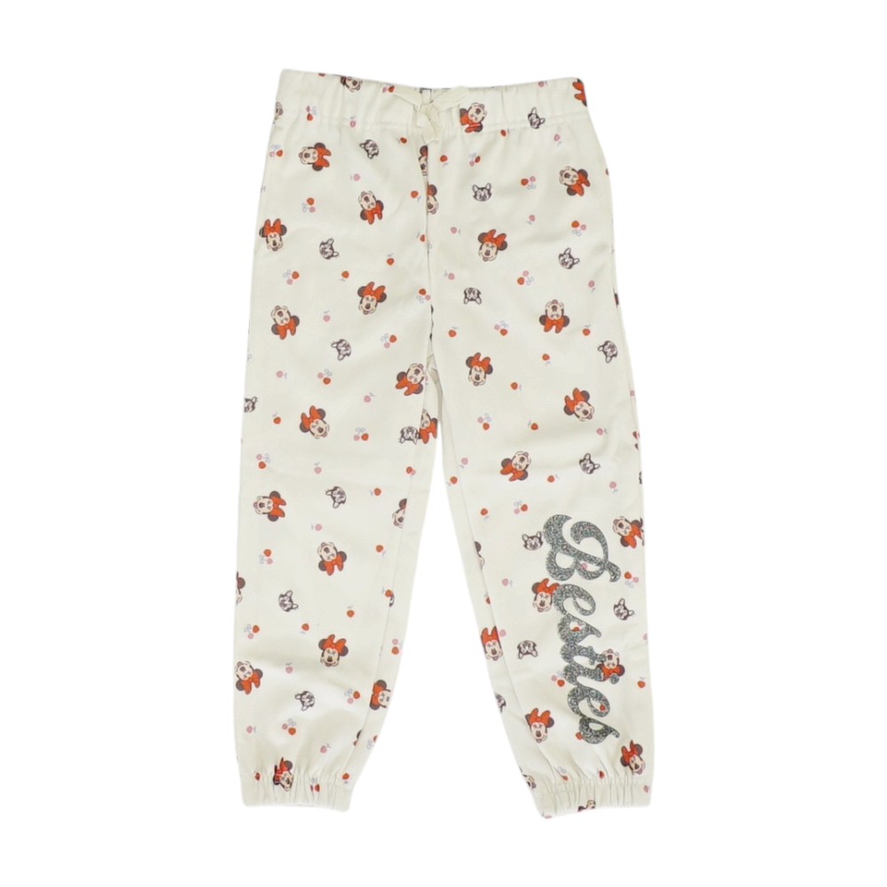 Ivory Graphic Active Pants