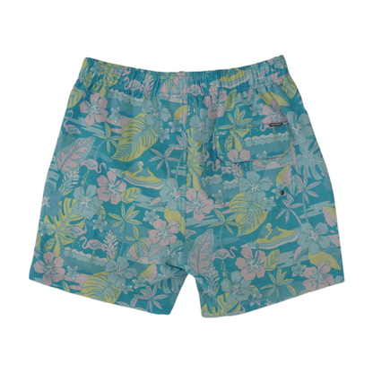 Blue Tropical Swim Bottom