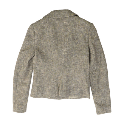 Gray Solid Blazer