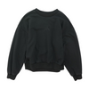 Black Solid Sweatshirt Pullover