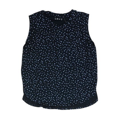 Navy Polka Dot Blouse