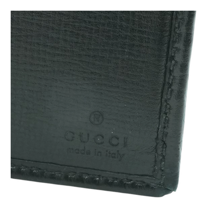 Black-Gray Wallet with Interlocking G