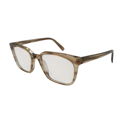 Brown Hughes XN Square Prescription Eyewear