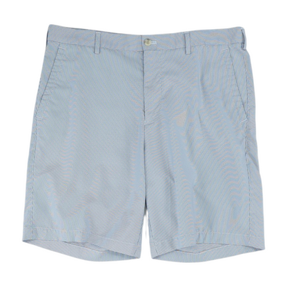 Blue Striped Chino Shorts