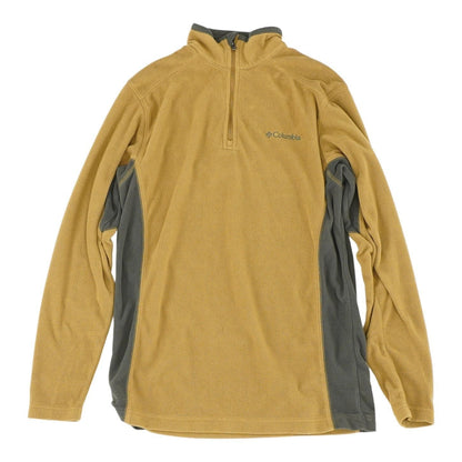 Brown Color Block 1/4 Zip