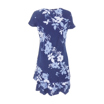 Navy Floral Midi Dress