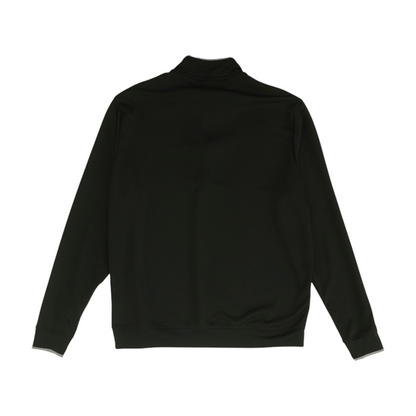 Black Solid 1/4 Zip Pullover