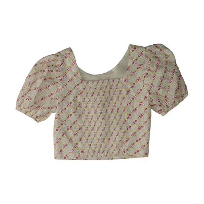 Pink Print Blouse