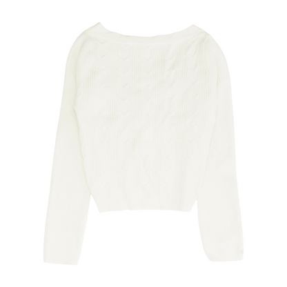 White Pullover Sweater