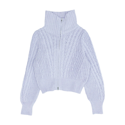 Lavender 1/4 Zip Sweater
