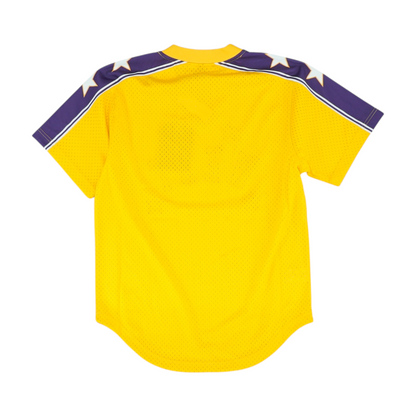 Men's Yellow All Star West Short Sleeve Jersey