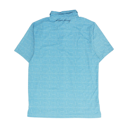Blue Print Short Sleeve Polo