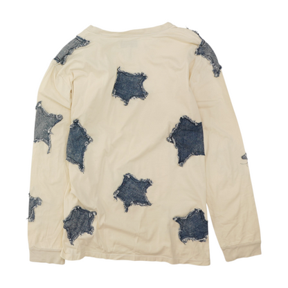 Cream Graphic Blouse