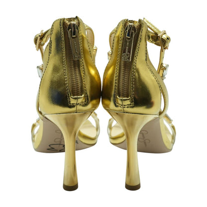 Gold Stiletto Heels
