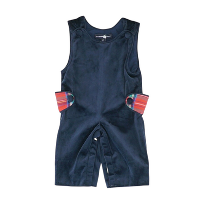 Navy Sleeveless One-Piece