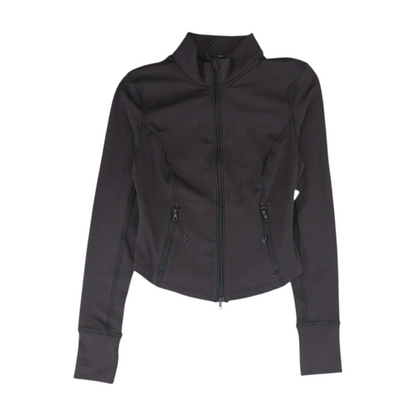 Brown Solid Active Jacket