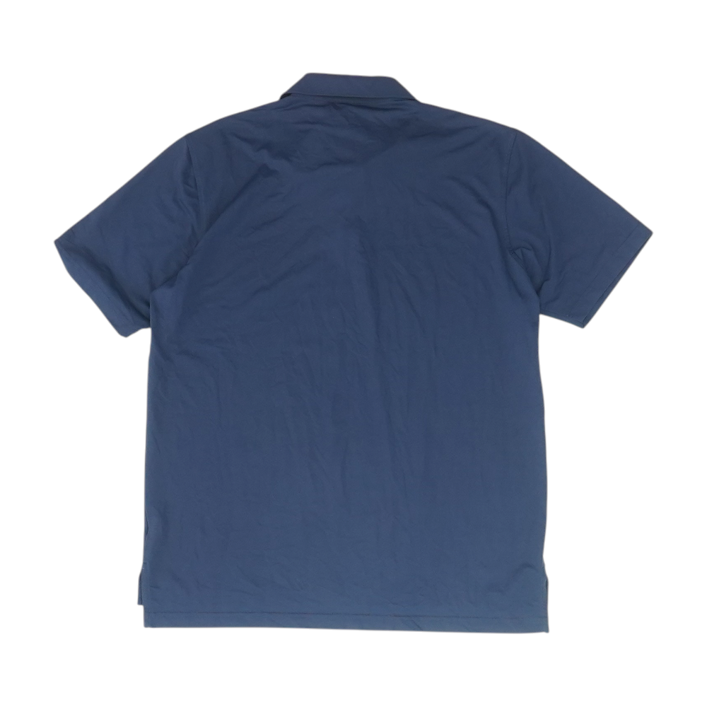 Navy Solid Short Sleeve Polo