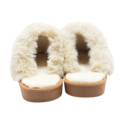 Tan Slip-On Flats