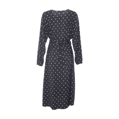 Black Plus Polka Dot Robe