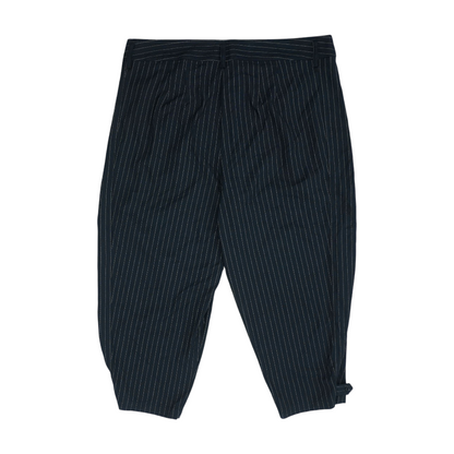 Black Plus Striped Pants