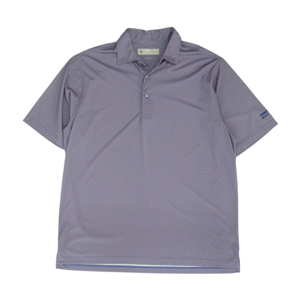 Blue Check Short Sleeve Polo