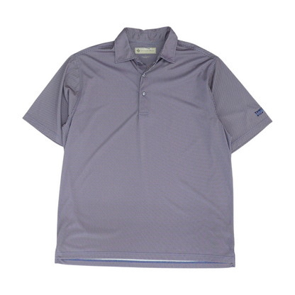 Blue Check Short Sleeve Polo