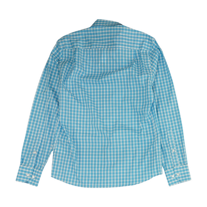 Blue Check Long Sleeve Button Down