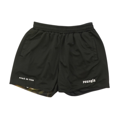 YoungLA Black Active Shorts – Image 1