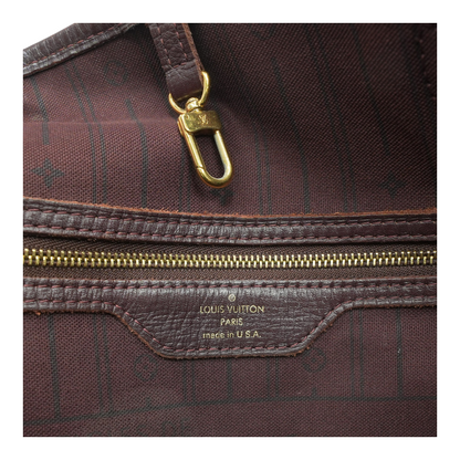 Tan Neverfull MM in Monogram Idylle canvas