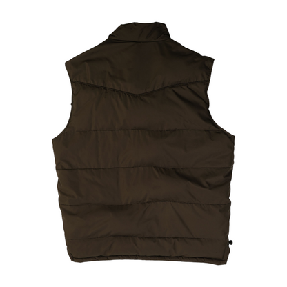 Brown Solid Vest
