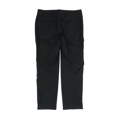 Black Solid Chino Pants