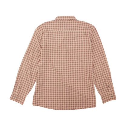 Pink Check Long Sleeve Button Down