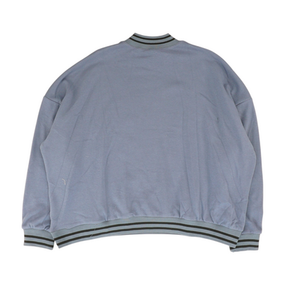 Blue Plus Solid Sweatshirt Pullover