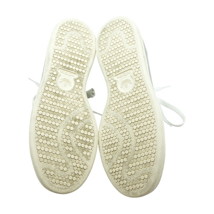 Stan Smith Silver Metallic Low-Top Athletic Shoes
