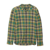 Green Plaid Long Sleeve Button Down