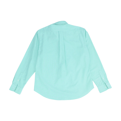 Green Button Down