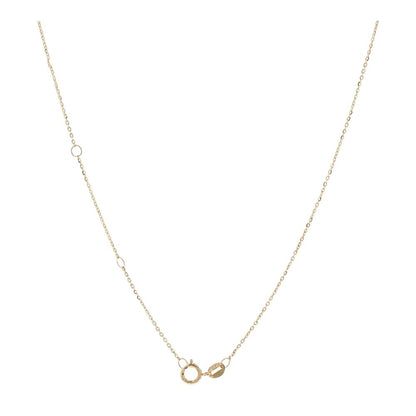 14K Gold Diamond Accented Vertical Bar Pendant Necklace