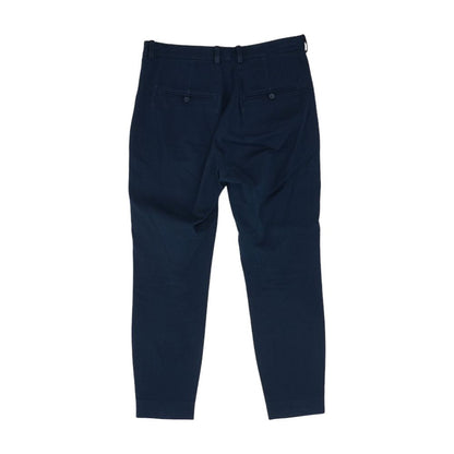 Navy Solid Dress Pants