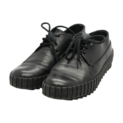Black Leather Sneakers