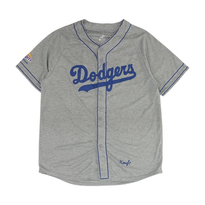 Men's Gray Los Angeles Dodgers Short Sleeve Jersey