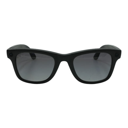 Black Wayfarer Smart Glasses