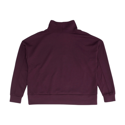 Burgundy Solid Sweatshirt Pullover