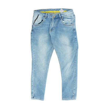 Blue Tapered Jeans