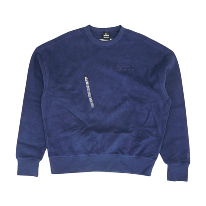 Navy Solid Sweatshirt Pullover